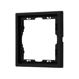 Фото #1 товара Рамка пластиковая FRM-NOBE-SFPL-1-BK (Arlight, Черный оникс)