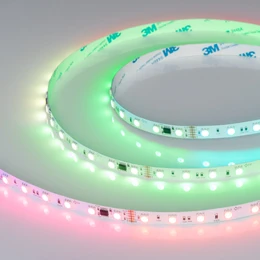 Фото #1 товара Светодиодная лента DMX-B60-10mm 24V RGB-PX6 (14 W/m, IP20, 5060, 5m) (Arlight, -)