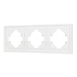 Фото #1 товара Рамка пластиковая FRM-TENDO-SFPL-3-WH (Arlight, Матовый белый)