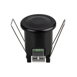 Фото #1 товара Датчик движения NAVE-PIR-BUILT-R50-400W-BK (230V, 1.7A, MINI, IP20) (Arlight, Пластик, 5 лет)