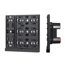 Фото #1 товара INTELLIGENT ARLIGHT Механизм панели KNX-304-22-IN Black (Bus) (IARL, IP20 Пластик, 2 года)