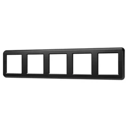 Фото #1 товара Рамка пластиковая FRM-VERSA-PL-5-BK (Arlight, -)