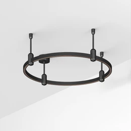 Фото #1 товара Основание ART-APRIORI-ROUND-ROD-200-R600 (BK) (Arlight, IP20 Металл, 3 года)