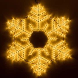 Фото #1 товара Фигура светодиодная ARD-SNOWFLAKE-M10-1000x900-504LED Warm (230V, 31W) (Ardecoled, IP65)