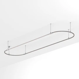 Фото #1 товара Основание ART-APRIORI-OVAL-ROD-400-4000x1000 (TN) (Arlight, IP20 Металл, 3 года)