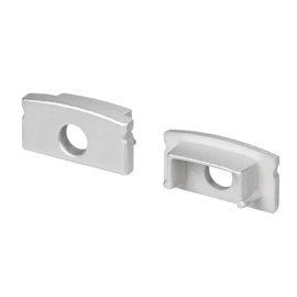 Фото #1 товара Заглушка LINE-1708 SILVER с отверстием (Arlight, Пластик)