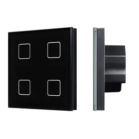 Фото #1 товара INTELLIGENT ARLIGHT Сенсорная панель DALI-301-11-IN Black (BUS/24V, Backlight) (IARL, IP20 Пластик, 5 лет)