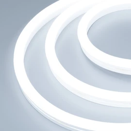 Фото #1 товара Светодиодная лента герметичная WAVE-SIDE-A120-12x25mm 230V White6000 (12 W/m, IP67, 50m, wire x2) (Arlight, Грибовидная форма)