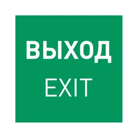 Фото #1 товара Пиктограмма EMGP-MARK-EXIT (Выход) (Arlight, Пластик)