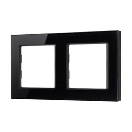 Фото #1 товара Рамка стеклянная FRM-GLARE-GS-2-BK (Arlight, -)