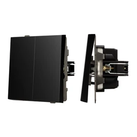 Фото #1 товара Механизм выключателя управления шторами SWT-TENDO-MKR2-PL-BK (230V, 10A) (Arlight, Черный)