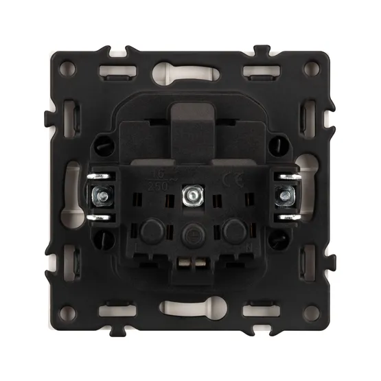 Фото #3 товара Механизм розетки влагозащищённый SCT-NOBE-MCP-SFPL-GD (230V, 16A) (Arlight, Золотой песок)