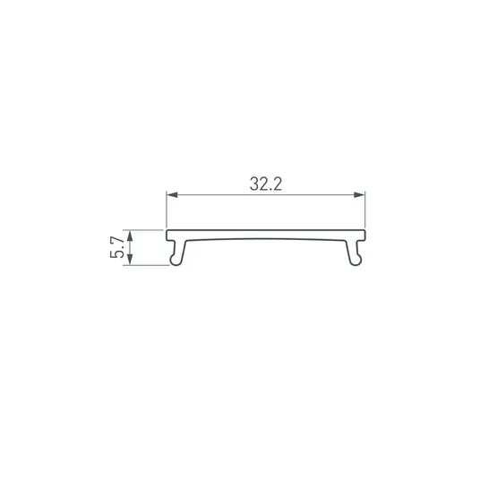 Фото #2 товара Экран LINIA32-FANTOM-MID-2000 OPAL (Arlight, Пластик)