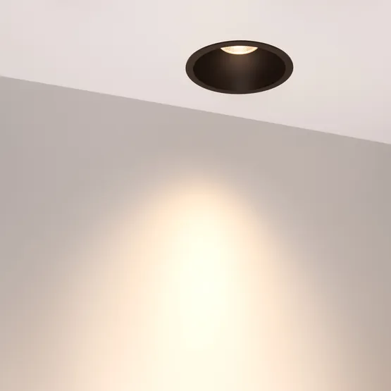 Фото #4 товара Светильник MS-HARBOR-R123-20W Warm3000 (BK, 24 deg, 230V) (Arlight, IP20 Металл, 5 лет)