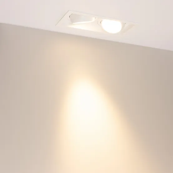 Фото #5 товара Светильник MS-VORTEX-BUILT-S250x140-2x30W Warm3000 (WH-WH, 30 deg, 230V) (Arlight, IP20 Металл, 5 лет)