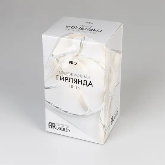 Фото #5 товара Светодиодная гирлянда ARD-STRING-PRO-1000-GREEN-100LED-PULSE Warm (230V, 7W) (Ardecoled, IP65)