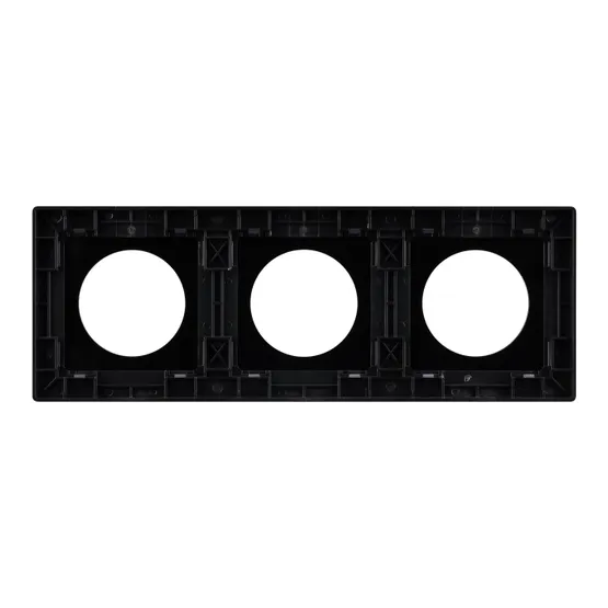 Фото #2 товара Рамка алюминиевая FRM-PRESTO-ALR-3-BK (Arlight, -)