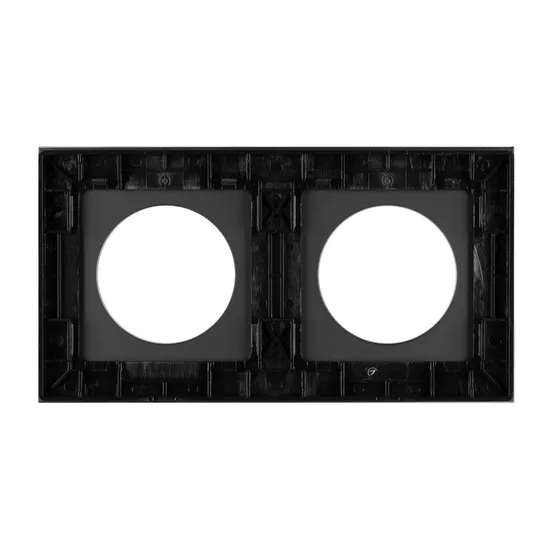 Фото #3 товара Рамка стеклянная FRM-GLARE-GC-2-BK (Arlight, -)