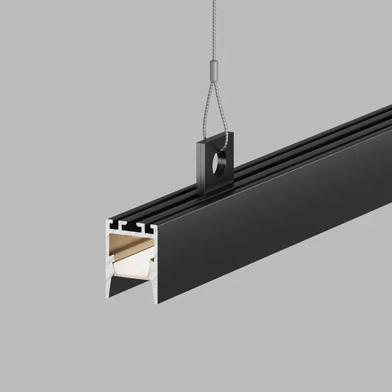 Фото #4 товара Профиль PDS-ZM-COMFY-2000 ANOD BLACK (Arlight, Алюминий)