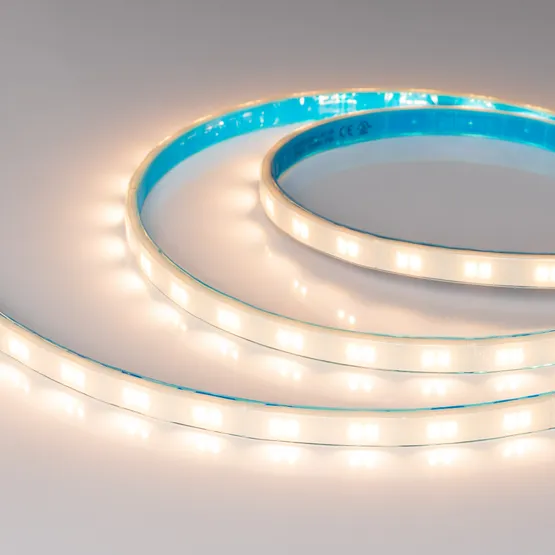 Фото #1 товара Светодиодная лента герметичная XRT-TPU-A80-12mm 24V Warm3000 (10 W/m, IP67, 5m) (Arlight, CRI>90)