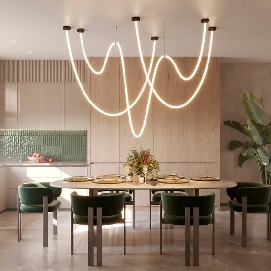 Фото #4 товара Светильник SP-TROPIC-BUILT-TRIMLESS-R18-L1200-18W Day4000 (BK, 360 deg, 230V) (Arlight, IP20 Пластик, 3 года)