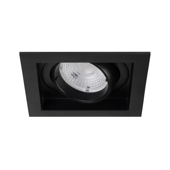 Фото #1 товара Светильник MS-VORTEX-BUILT-S90x90-12W Warm3000 (BK-BK, 20 deg, 230V) (Arlight, IP20 Металл, 5 лет)