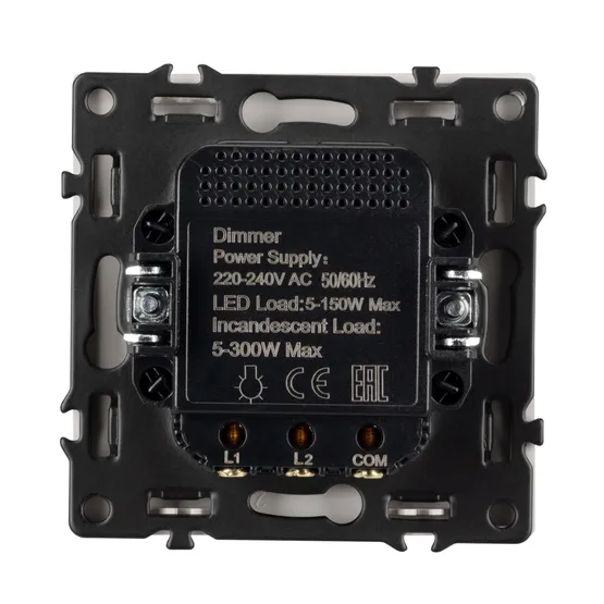 Фото #4 товара Механизм светорегулятора SWT-NOBE-DLR-SFPL-GD (250V, 300W) (Arlight, Золотой песок)