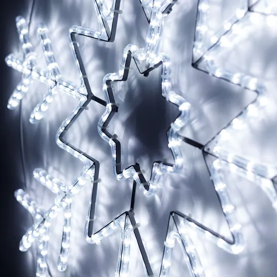 Фото #3 товара Фигура светодиодная ARD-SNOWFLAKE-M8-950x950-540LED White (230V, 33W) (Ardecoled, IP65)