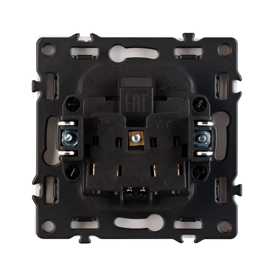 Фото #2 товара Механизм электрической розетки SCT-NOBE-MEU1-SFPL-GD (230V, 16A) (Arlight, Золотой песок)