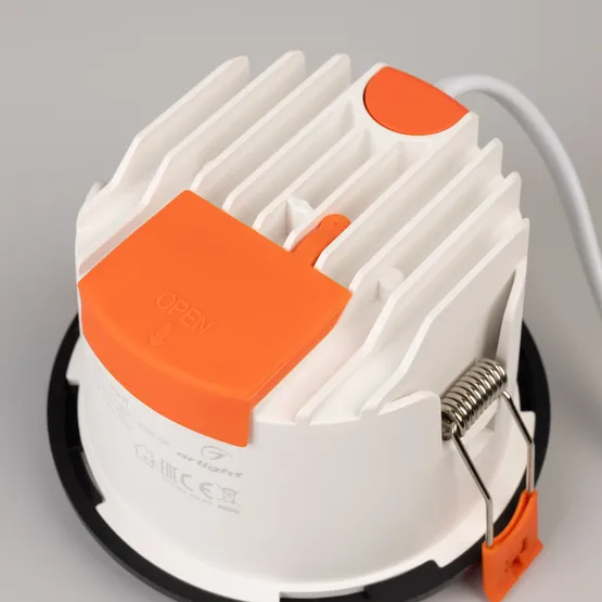 Фото #7 товара Светильник MS-ALORA-BUILT-R106-9W Day4000-MIX (BK, 40 deg, TRIAC) (Arlight, IP54 Пластик, 3 года)