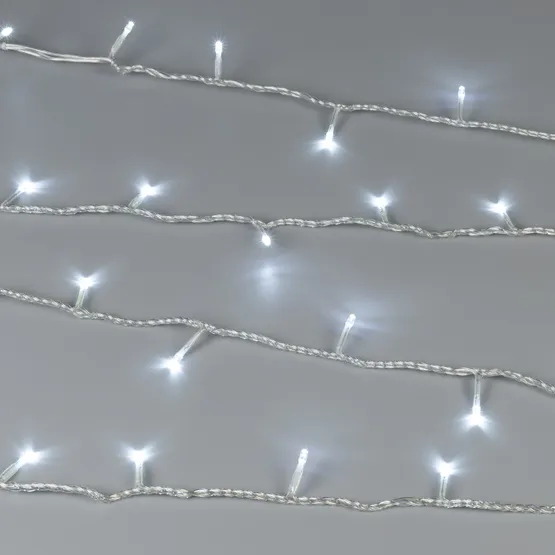 Фото #4 товара Светодиодная гирлянда ARD-STRING-HOME-5000-CLEAR-50LED-FLASH WHITE (230V, 3.5W) (Ardecoled, IP20)
