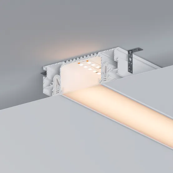 Фото #7 товара Профиль STRETCH-41-CEIL-CENTER-2000 WHITE (Arlight, Алюминий)
