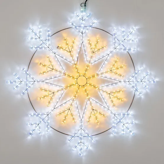 Фото #4 товара Световая Фигура ARD-SNOWFLAKE-M12-900x900-576LED White/Warm (230V, 36W) (Ardecoled, IP65)