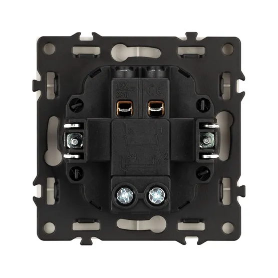 Фото #2 товара Механизм выключателя одноклавишный перекрёстный SWT-NOBE-MKX1-SFPL-IS (230V, 10A) (Arlight, Никель)