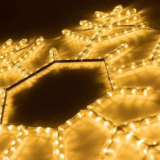 Фото #3 товара Фигура светодиодная ARD-SNOWFLAKE-M10-1000x900-504LED Warm (230V, 31W) (Ardecoled, IP65)