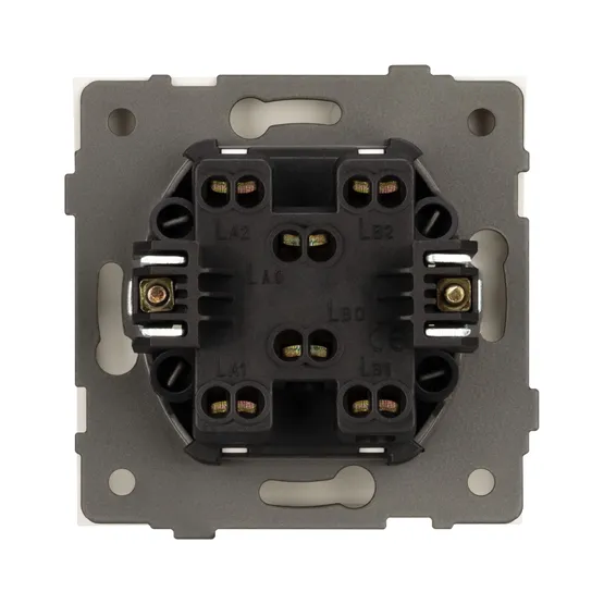 Фото #3 товара Механизм выключателя одноклавишный перекрёстный SWT-TENDO-MKX1-PL-GD (230V, 10A) (Arlight, Песочный)