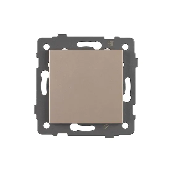 Фото #2 товара Механизм выключателя одноклавишный перекрёстный SWT-MKX1-PL-GD-V (250V, 10A) (Arlight, -)