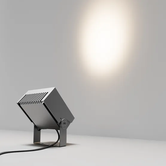 Фото #3 товара Светильник ALT-BLOCK-S185x185-36W Warm3000 (GR, 36 deg, 230V) (Arlight, IP66 Металл, 3 года)