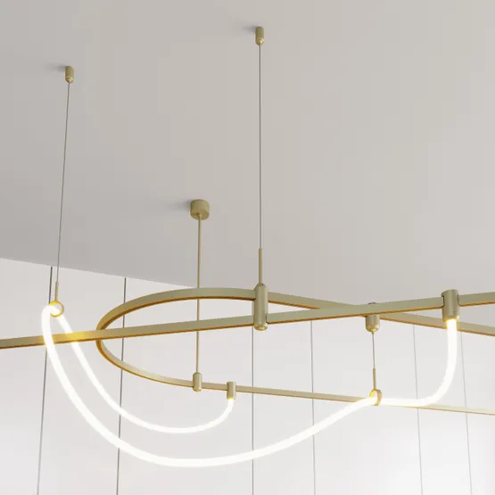 Фото #2 товара Светильник ART-APRIORI-TUBE-ELASTIC-R38-L2000-24W Day4000 (OG, 360 deg, 48V) (Arlight, IP20 Металл,  (Arlight, IP20 Металл, 3 года)