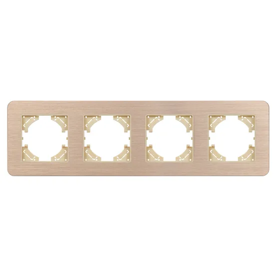 Фото #2 товара Рамка алюминиевая FRM-AKIRY-AL-4-GD (Arlight, -)