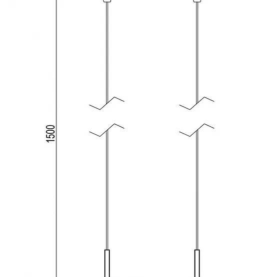 Фото #4 товара Держатель трека ART-APRIORI-HOLDER-HANG-TUBE-L1500 (TN) (Arlight, IP20 Металл, 3 года)