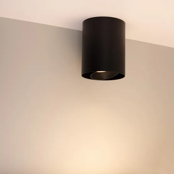 Фото #2 товара Светильник SP-FOCUS-R132-24W Warm3000 (BK, 50 deg, 230V) (Arlight, IP54 Металл, 5 лет)