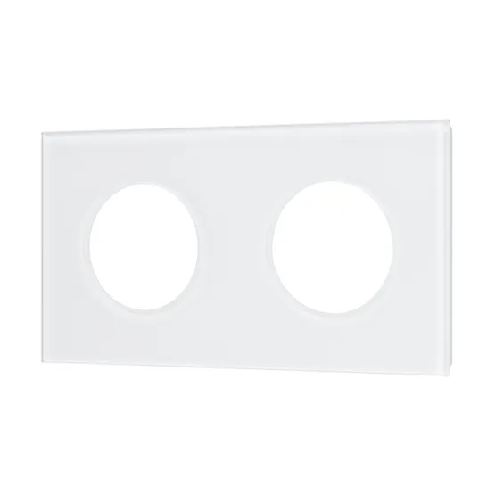 Фото #1 товара Рамка стеклянная FRM-GLARE-GC-2-WH (Arlight, -)