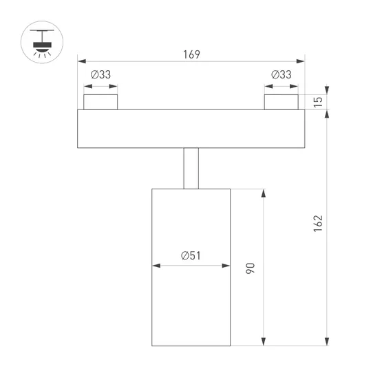 Фото #7 товара Светильник ART-INBELT-SPOT-R50-10W Day4000-MIX (BK, 25 deg, 48V, DALI) (Arlight, IP20 Металл, 3 года)