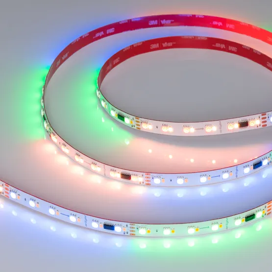 Фото #1 товара Светодиодная лента SPI-BA120-12mm 24V RGBW-Day-PX6-BPT (16 W/m, IP20, 5060/2835, 5m) (Arlight, бегущий огонь)