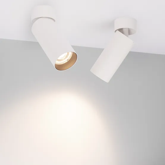 Фото #2 товара Светильник SP-GABI-SURFACE-FLAP-R60-12W Day4000 (WH, 36 deg, 230V) (Arlight, IP40 Металл, 5 лет)