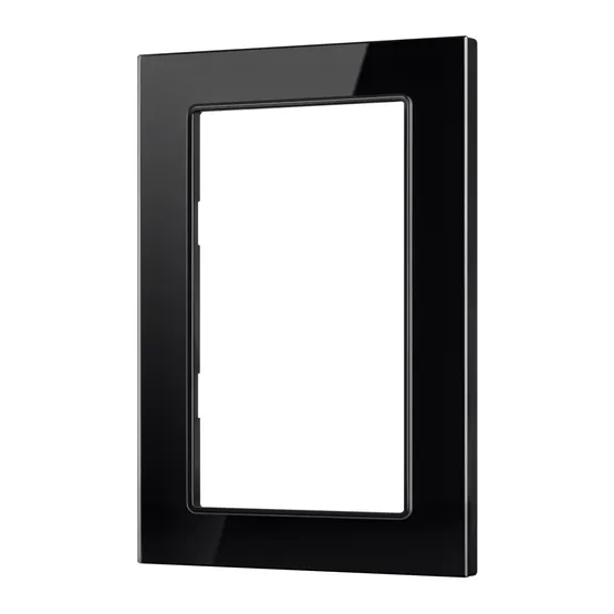 Фото #1 товара Рамка стеклянная FRM-GLARE-GS-D-BK (Arlight, -)