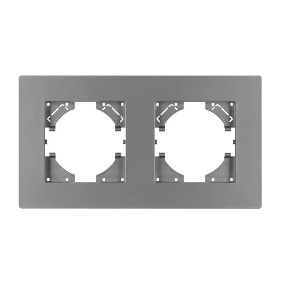 Фото #2 товара Рамка пластиковая FRM-PERIO-PL-2-GR (Arlight, -)