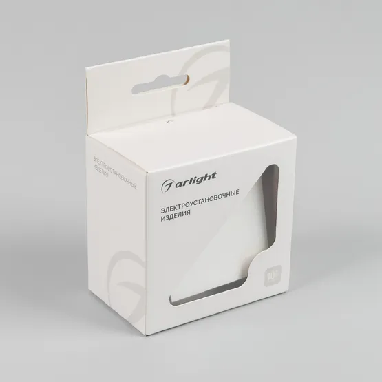 Фото #4 товара Механизм выключателя одноклавишный непроходной SWT-MK01-PL-WH-V (250V, 10A) (Arlight, -)