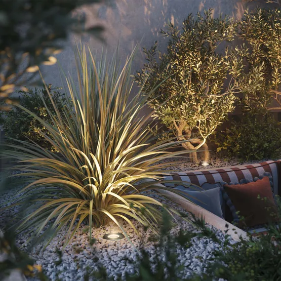 Фото #3 товара Светильник LTD-DAFNA-GROUND-R160-16W Warm3000 (SL, 35 deg, 230V) (Arlight, IP67 Металл, 5 лет)